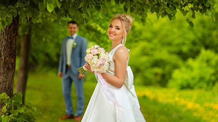 Hochzeit im Grünen